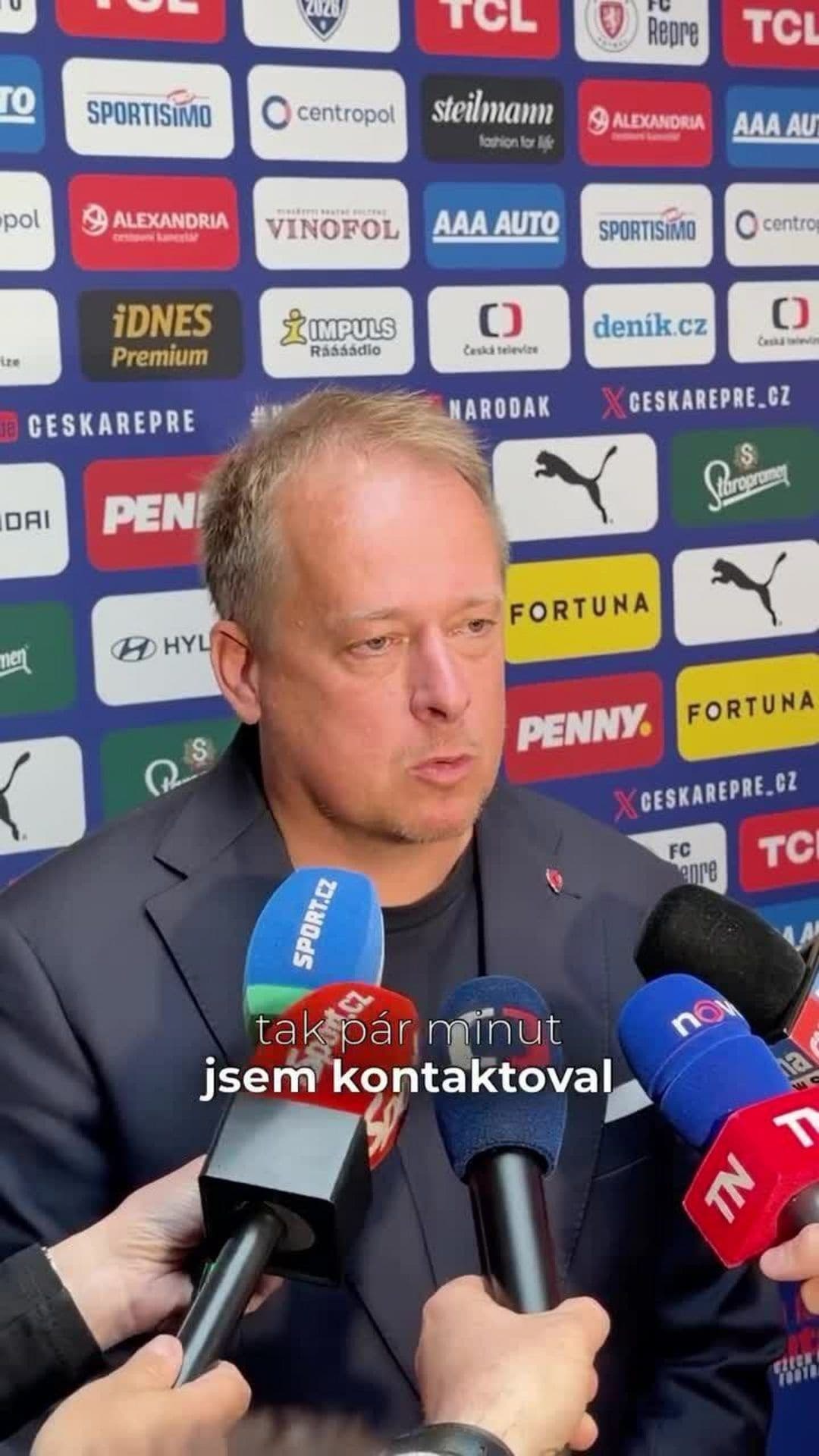 Koubek s Nedvědem a Trundou se vyjádřili k Chorému s Douděrou v reprezentaci